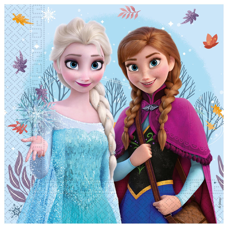 Papieren Servetten 33x33cm Frozen Idyllic Wonder - 20st.