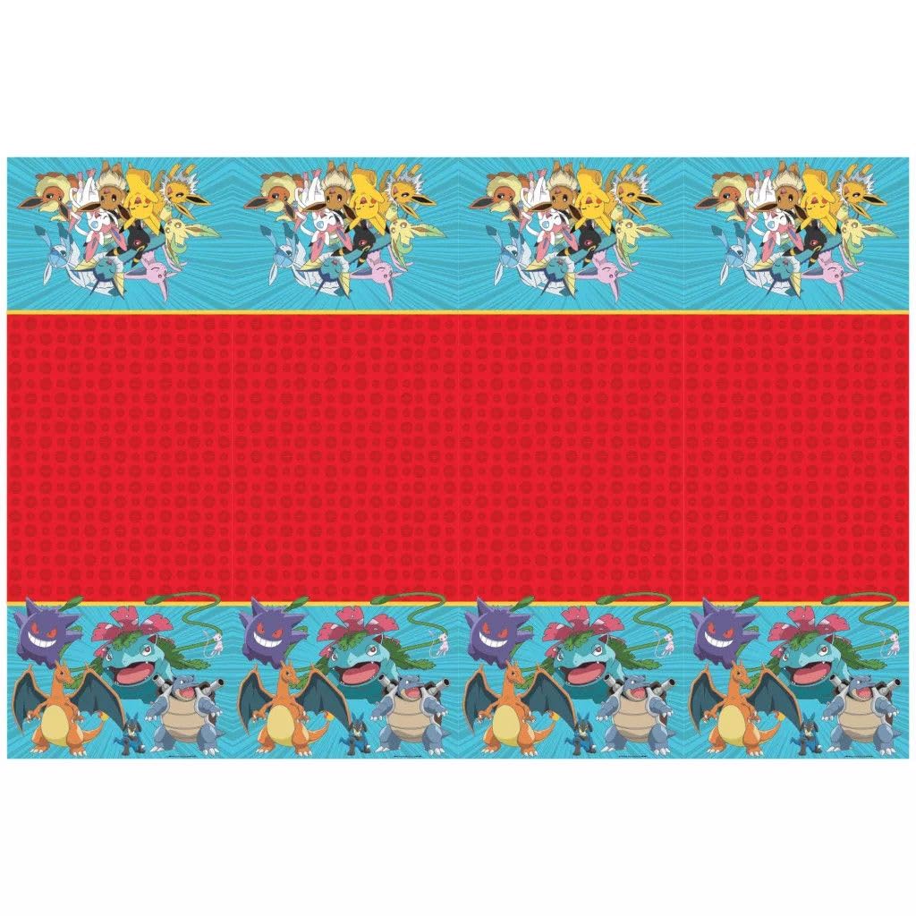 Papieren Tafelkleed 120x180cm Pokemon
