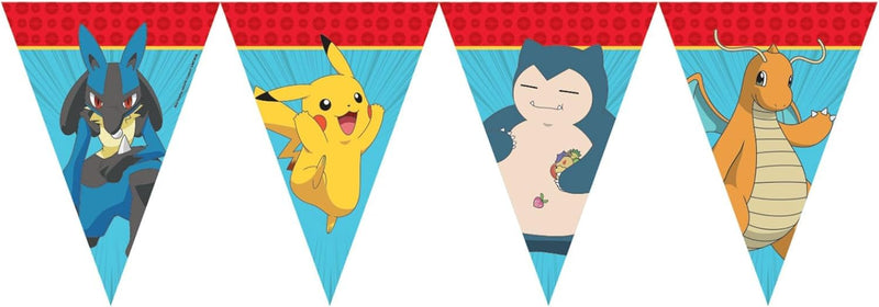 Papieren Vlaggenlijn Pokemon