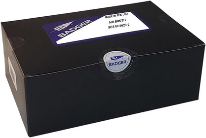 Badger Air-Brush Co. Sotar 2020–2 m Large Alimentation par gravité aérographe avec tête Medium
