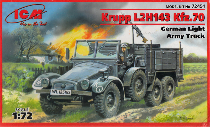 ICM 72451 - Veicolo Krupp-Protze L2H 143 Kfz.70 per Trasporto Persone