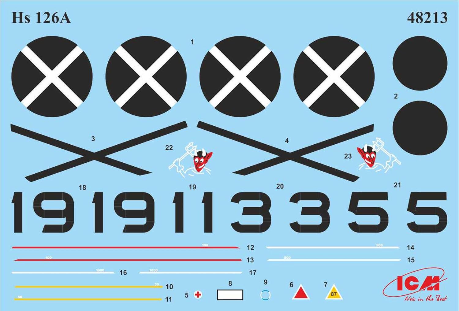 ICM 48213-1/48 HS 126A-1, l'aviazione