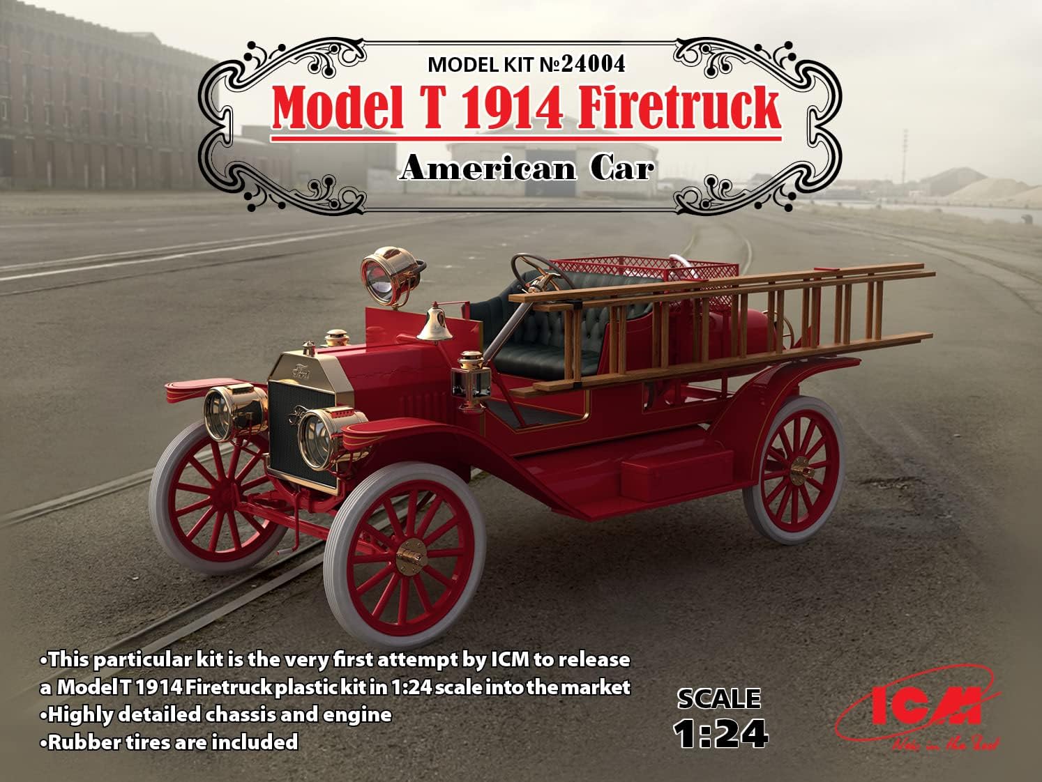 ICM 24004 – Modellino Model T 1914 Fire Truck American Car