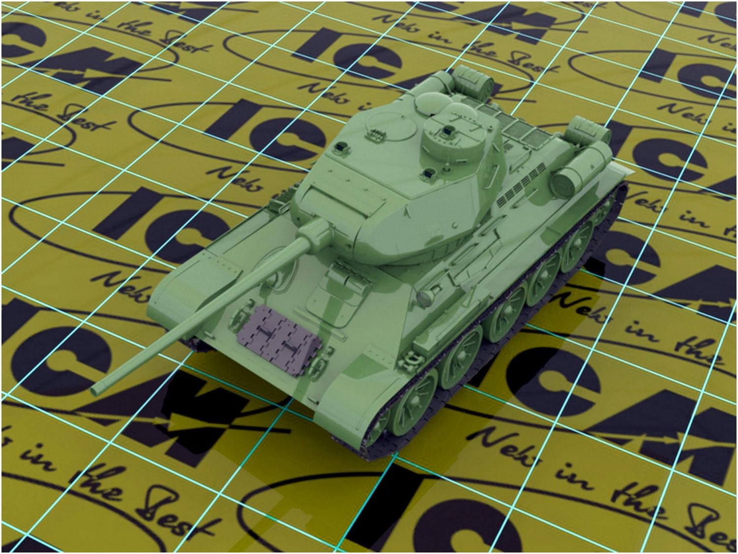 ICM 35367 - Modellbausatz T-34-85, WWII Soviet Medium Tank