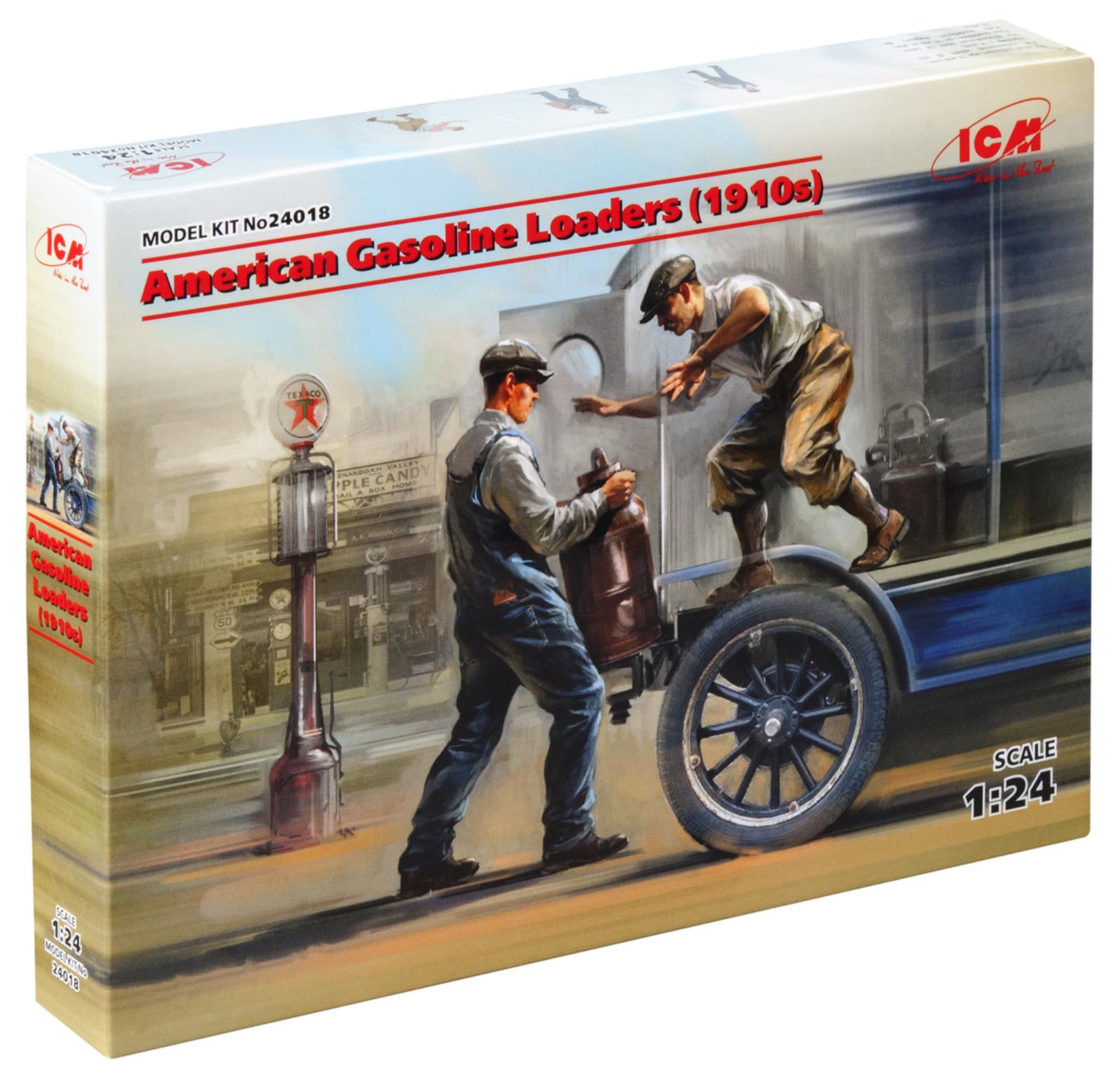 ICM 1:24 - Caricatori a Benzina Americani (Anni '1910) 2 Fichi