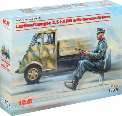 ICM 35418 Camion 3,5 t AHN avec Drivers Allemand Gris