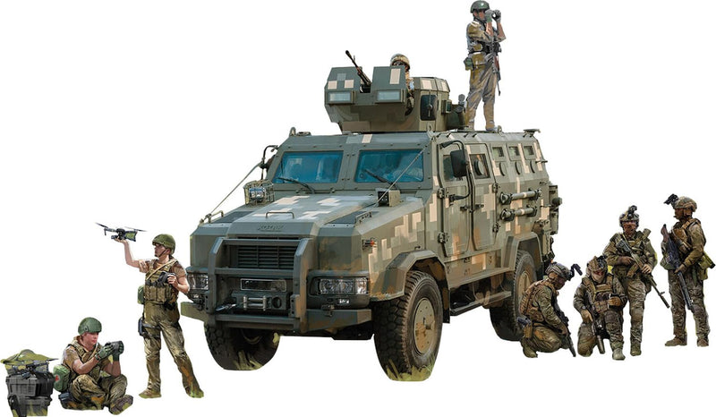 ICM - Modello Before The Assault. Eastern Ucraina 2022 |icm|ds3521| 1:35 Modello Char Promo