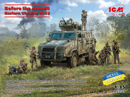 ICM - Modello Before The Assault. Eastern Ucraina 2022 |icm|ds3521| 1:35 Modello Char Promo