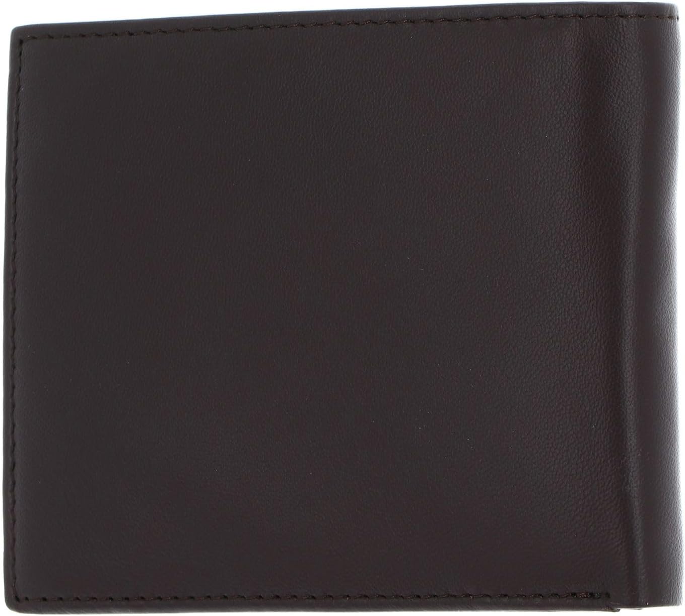 HUGO BOSS Classic Smooth Wallet, Brown, RFID Protected, Leather, Bi-Fold, 8 Card Slots, 16 Compartments, Men's Adult Wallet