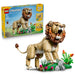 LEGO Creator 3 in 1 Wild Animals: Majestic Lion Toy - Animal Figure Transforms into a Lioness or 2 Cubs - DIY Kids' Room Decor - Birthday Gift for 9+ Year Old Girls & Boys - 31386