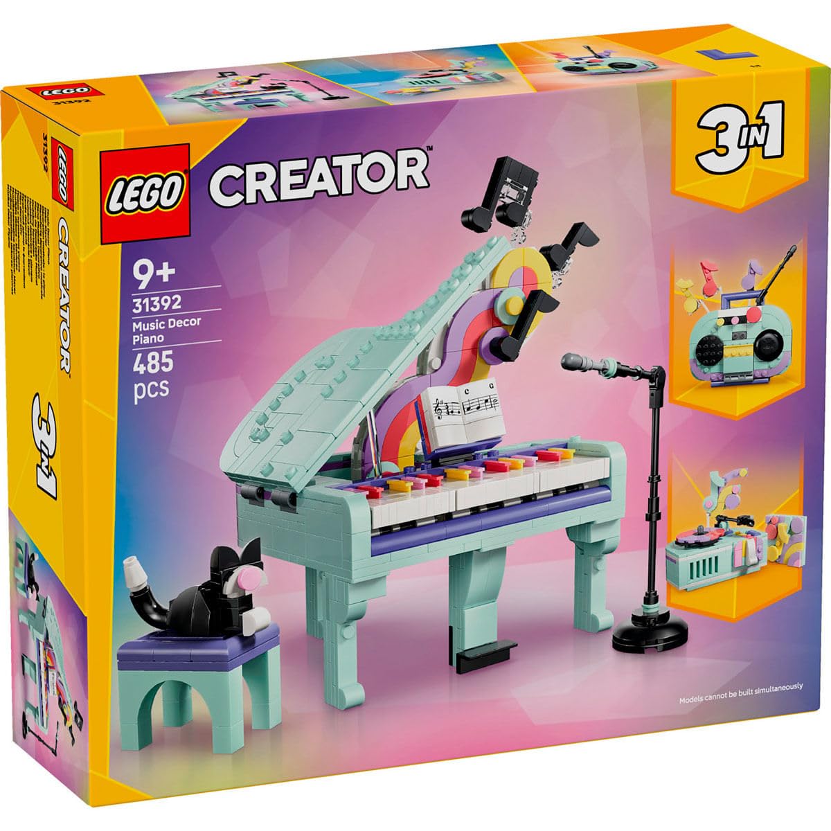 Lego - Lego Creator - Music Decor Piano With Cat (31392)
