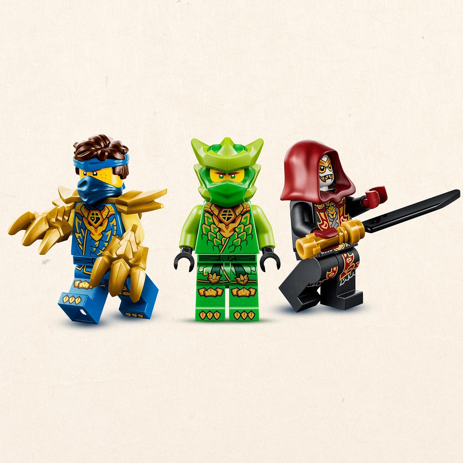 LEGO NINJAGO Lloyd's Dragon Mech Battle Pack - Ninja Toy w/Action Figure, 3 Minifigures & Katanas - Kids' Room Decor - Gift for 6+ Year Old Boys & Dragons Rising Fans - 71862