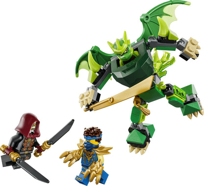 LEGO NINJAGO Lloyd's Dragon Mech Battle Pack - Ninja Toy w/Action Figure, 3 Minifigures & Katanas - Kids' Room Decor - Gift for 6+ Year Old Boys & Dragons Rising Fans - 71862