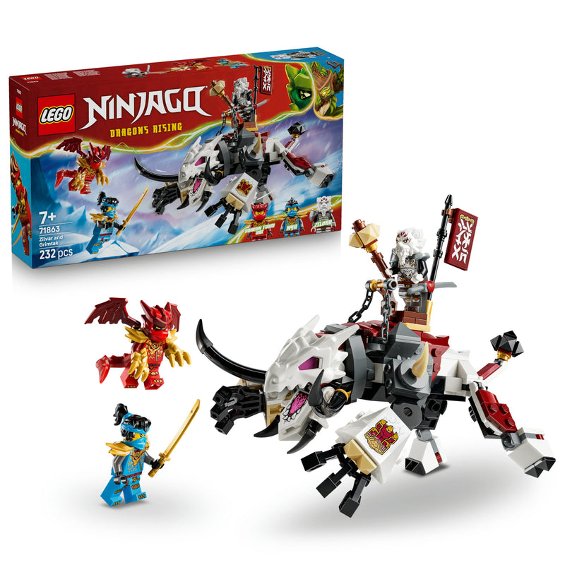 Lego - Ninjago - Zilvar And Grimtak The Dragon Beast (71863)