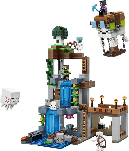 LEGO Minecraft Ghast Station Toy - 8 Figures incl. 2 Skeletons & 4 Ghasts w/Accessories - Kids' Room Decor - Gamer Gift for 9+ Year Old Boys, Girls & Fans - 21597