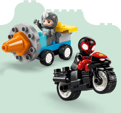LEGO DUPLO Marvel Team Spidey Webquarters - Educational Motor Skills Toy For Toddlers - Montessori Set - Gift for 2+ Year Old Boys and Fans of Spidey and his Amazing Friends - 10464