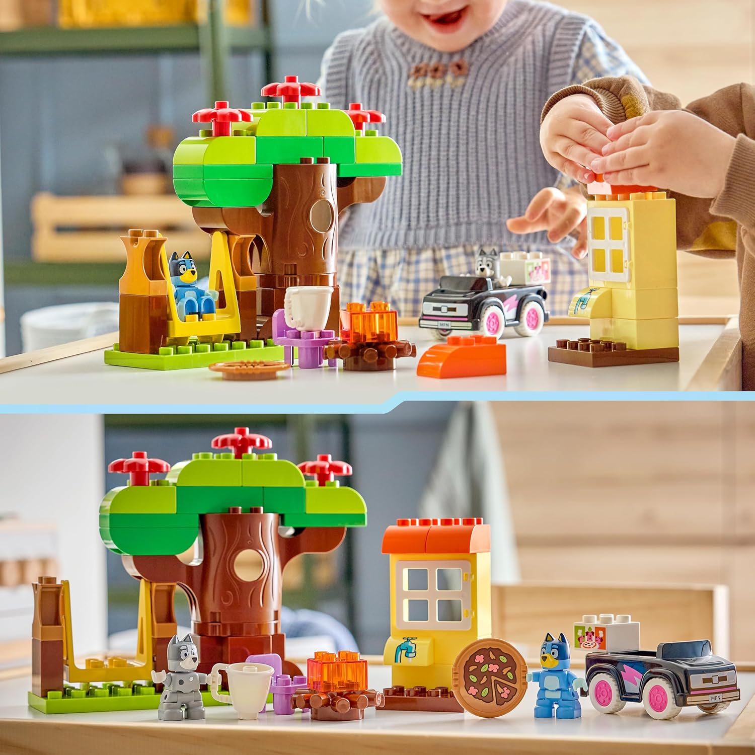 Lego - Duplo Bluey - Pizza Girls With Muffin And Bluey (10469)