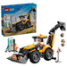 LEGO City Yellow Backhoe Loader - Construction Vehicle Toy - Tractor w/ 2 Minifigures, Working Front Bucket & Backhoe - Birthday Gift Idea for 7+ Year Old Boys - 60480