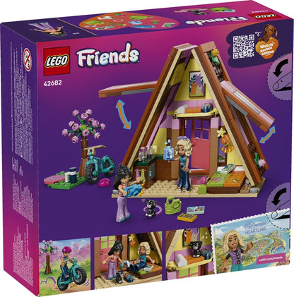 LEGO Friends Glampinghut in de Natuur - Fantasierijk Bouwpakket voor Kinderen vanaf 6 Jaar - Hut met 2 Poppetjes en Speelgoed Dieren Figuur van Kat - Cadeau voor Meisjes en Jongens - 42682