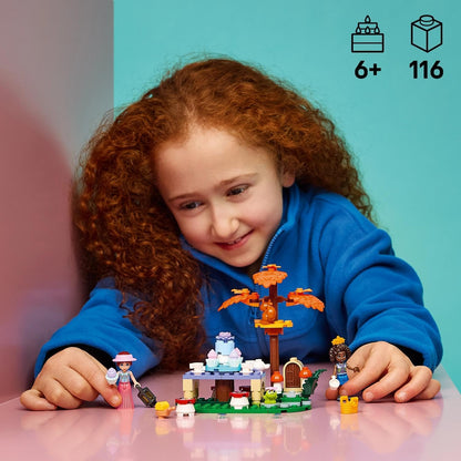 LEGO Friends Forest Tea Party Toy - Role-Play Set w/ 2 Mini Dolls, 3 Animal Figures & Play Food Accessories - Birthday Gift Idea for 6+ Year Old Girls - 42690