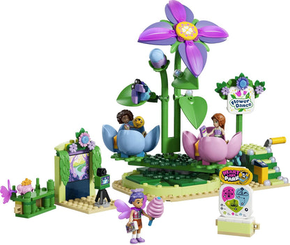 LEGO Friends Draaiende Theekopjesattractie met Bloementhema Bouwpakket voor Kinderen vanaf 7 jaar - Rollenspellen Speelgoed met Werkende Attractie en 3 Poppetjes - Cadeau voor Meisjes en Jongens 42702