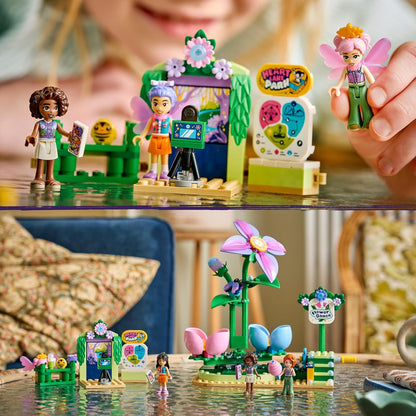 LEGO Friends Draaiende Theekopjesattractie met Bloementhema Bouwpakket voor Kinderen vanaf 7 jaar - Rollenspellen Speelgoed met Werkende Attractie en 3 Poppetjes - Cadeau voor Meisjes en Jongens 42702