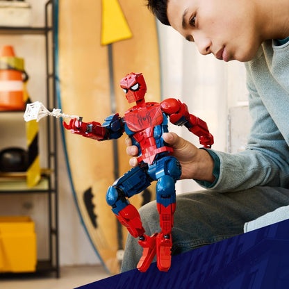 LEGO | Marvel Spider-Man Heldenfiguur - Superheld Speelgoed Incl. Actiefiguur met Verzamelbare Minifiguur - Slaapkamer Decoratie - Cadeau voor Jongens, Tieners en Fans Vanaf 12 Jaar - 76346