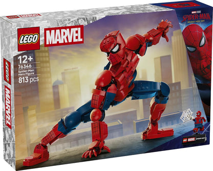 LEGO | Marvel Spider-Man Heldenfiguur - Superheld Speelgoed Incl. Actiefiguur met Verzamelbare Minifiguur - Slaapkamer Decoratie - Cadeau voor Jongens, Tieners en Fans Vanaf 12 Jaar - 76346
