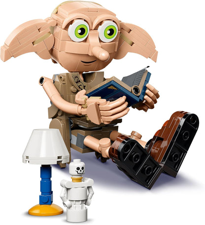 LEGO Harry Potter 2in1 Dobby de Vrije Elf Speelgoed - Bouwpakket voor Kinderen - Verandert in Knijster Figuur - Kinderkamer Decoratie - Cadeau voor Meisjes, Jongens en Fans Vanaf 8 Jaar - 76469