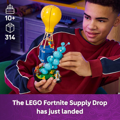 LEGO Fortnite Supply Drop Toy - Fishstick, Leviathan & Ginger Gunner Minifigures plus Accessories incl. Slurp Juice - Gaming Decor - Gift for 10+ Year Old Boys, Girls & Fans - 77080