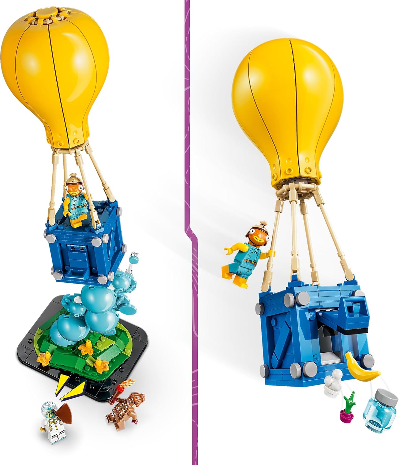 LEGO Fortnite Supply Drop Bouwpakket met Minifiguren van Fishstick, Leviathan en Ginger Gunner Incl. Slurp Juice - Kinderkamer Decoratie - Cadeau voor Jongens, Meisjes en Gamers vanaf 10 Jaar - 77080