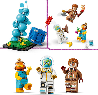 LEGO Fortnite Supply Drop Bouwpakket met Minifiguren van Fishstick, Leviathan en Ginger Gunner Incl. Slurp Juice - Kinderkamer Decoratie - Cadeau voor Jongens, Meisjes en Gamers vanaf 10 Jaar - 77080