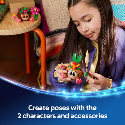 LEGO | Disney Moana Kakamora - Toy incl. 2 Flowerpot Figures w/Artificial Flowers for Kids' Room Decor - Gift for 9+ Year Old Girls & Movie Fans - 43293