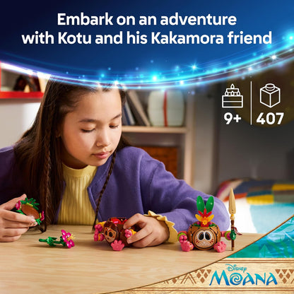 LEGO | Disney Moana Kakamora - Toy incl. 2 Flowerpot Figures w/Artificial Flowers for Kids' Room Decor - Gift for 9+ Year Old Girls & Movie Fans - 43293