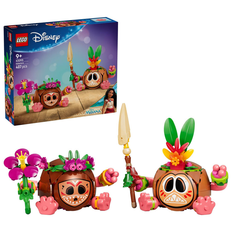 LEGO | Disney Moana Kakamora - Toy incl. 2 Flowerpot Figures w/Artificial Flowers for Kids' Room Decor - Gift for 9+ Year Old Girls & Movie Fans - 43293