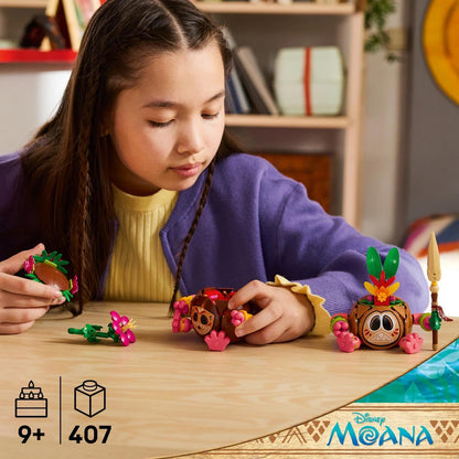LEGO | Disney Moana Kakamora - Toy incl. 2 Flowerpot Figures w/Artificial Flowers for Kids' Room Decor - Gift for 9+ Year Old Girls & Movie Fans - 43293