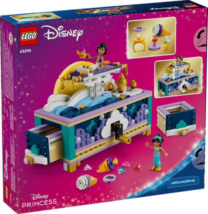 LEGO | Disney Princess Jasmines Sieradendoos - Aladdin Bouwbaar Speelgoed voor Kinderen met 2 Poppetjes, Vliegend Tapijt en Lamp - Decoratie - Cadeau voor Meisjes en Jongens vanaf 6 Jaar 43295