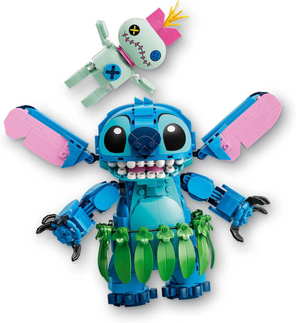 LEGO | Disney Stitch en Scrump - Bouwbaar Speelgoed voor Kinderen Incl. 2 Poppetjes met Accessoires en Ukulele - Kinderkamer Decoratie - Cadeau voor Meisjes en Jongens vanaf 9 Jaar 43296
