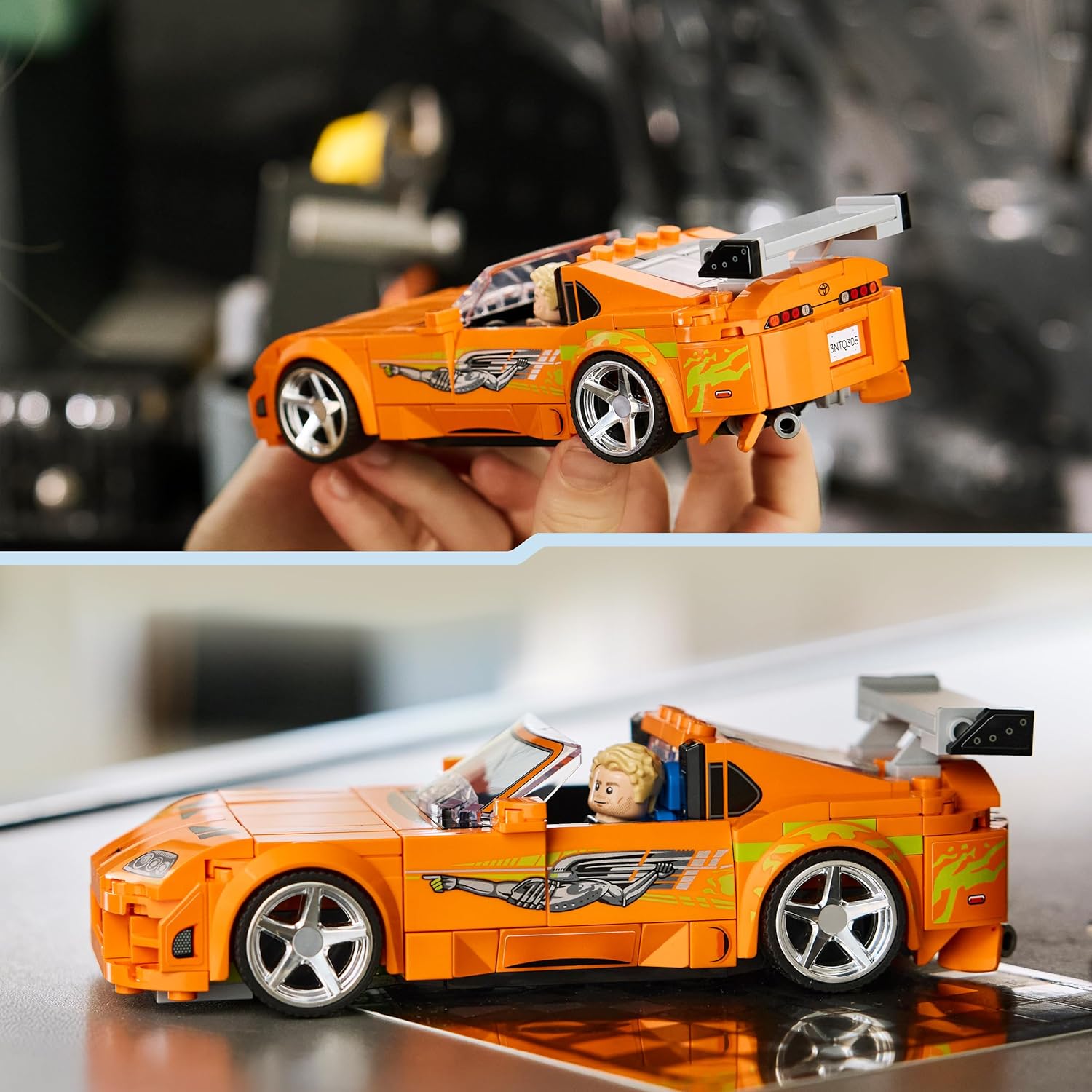 LEGO Speed Champions The Fast and The Furious Toyota Supra MK4 Auto Speelgoed voor Kinderen - Bouwpakket met Brian O’Conner Minifiguur - Cadeau voor Jongens, Tieners en Fans Vanaf 10 Jaar 77260