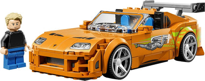 LEGO Speed Champions The Fast and The Furious Toyota Supra MK4 Auto Speelgoed voor Kinderen - Bouwpakket met Brian O’Conner Minifiguur - Cadeau voor Jongens, Tieners en Fans Vanaf 10 Jaar 77260