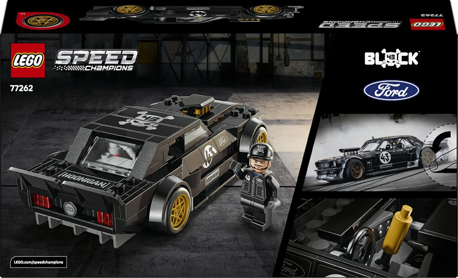 Lego Speed Champions: Ken Block’S ’65 Ford Mustang Hoonicorn V1 (77262)
