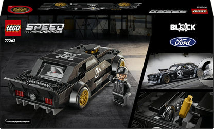 LEGO Speed Champions Ken Blocks '65 Ford Mustang Hoonicorn V1 Muscle Car Auto Speelgoed voor Kinderen - Bouwpakket met Minifiguur - Kinderkamer Decoratie - Cadeau voor Jongens Vanaf 9 Jaar 77262