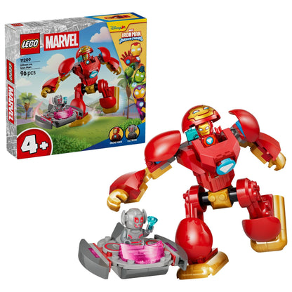 LEGO | Marvel Ultron vs. Iron Man - Superhero Toy w/Mech Action Figure & 2 Minifigures - Gift for 4+ Year Old Boys & Fans of the Iron Man and His Awesome Friends Show - 11209