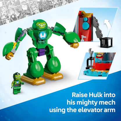 LEGO | Marvel Loki vs. Team Iron Man - Superhero Toy w/Car, Plane, Mech Figure & 4 Minifigures - Gift for 4+ Year Old Boys & Fans of the Iron Man and His Awesome Friends Show - 11211