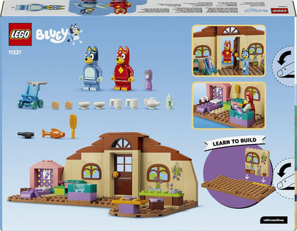 LEGO Bluey School with Rusty and Bluey - Educational Toy w/Kitchen, Cafe, 2 Minifgures & Play Food Accessories - Montessori Set - Birthday Gift for 4+ Year Old Girls & Boys - 11221