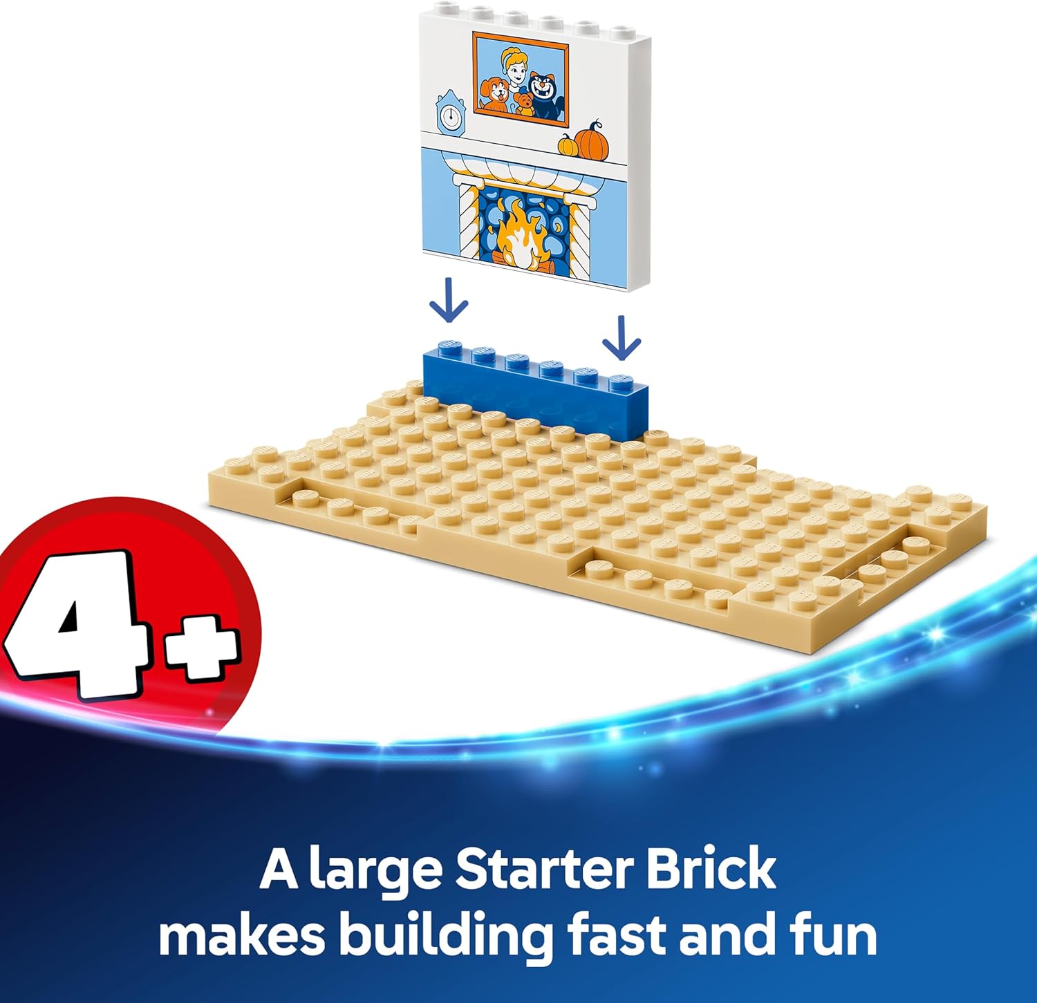 LEGO | Disney Princess Cinderella Animal Friends Castle Toy - Educational Set w/Mini Doll & 4 Animal Figures - Birthday Gift for 4+ Year Old Girls & Fans - 43283