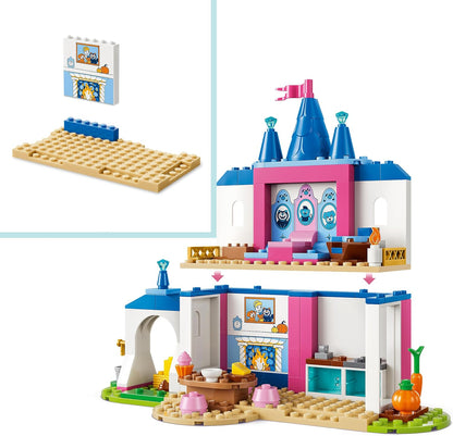 LEGO | Disney Princess Cinderella Animal Friends Castle Toy - Educational Set w/Mini Doll & 4 Animal Figures - Birthday Gift for 4+ Year Old Girls & Fans - 43283