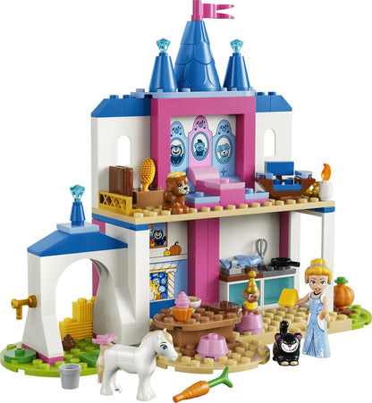 LEGO | Disney Princess Cinderella Animal Friends Castle Toy - Educational Set w/Mini Doll & 4 Animal Figures - Birthday Gift for 4+ Year Old Girls & Fans - 43283