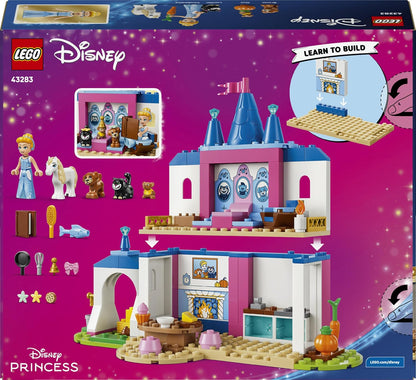 LEGO | Disney Princess Cinderella Animal Friends Castle Toy - Educational Set w/Mini Doll & 4 Animal Figures - Birthday Gift for 4+ Year Old Girls & Fans - 43283