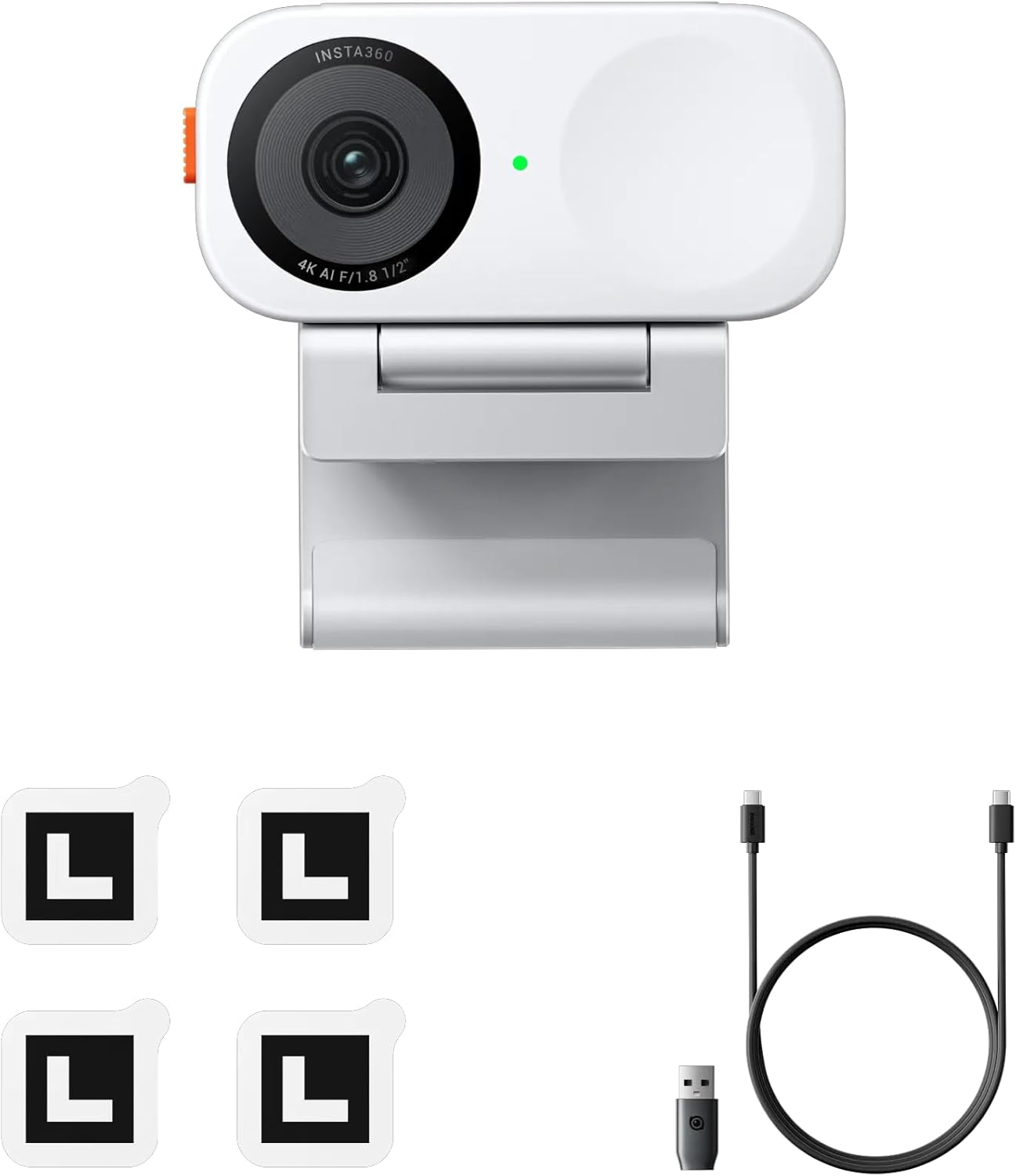 Insta360 - Link 2C Standard Edition - Arctic White